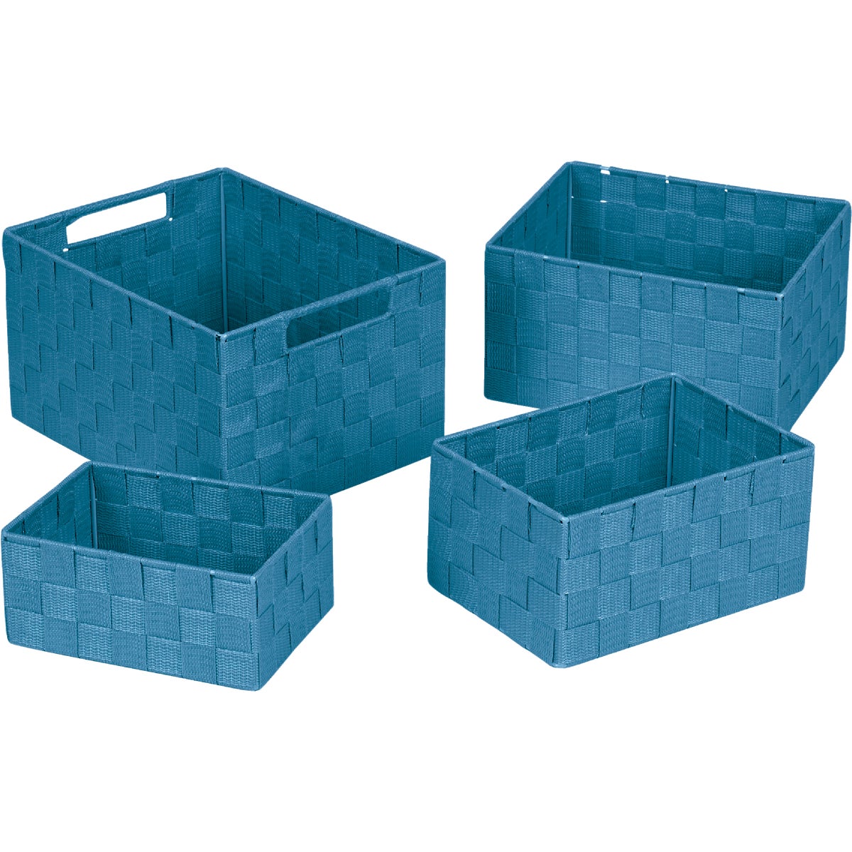 Home Impressions 4-Piece Woven Storage Basket Set