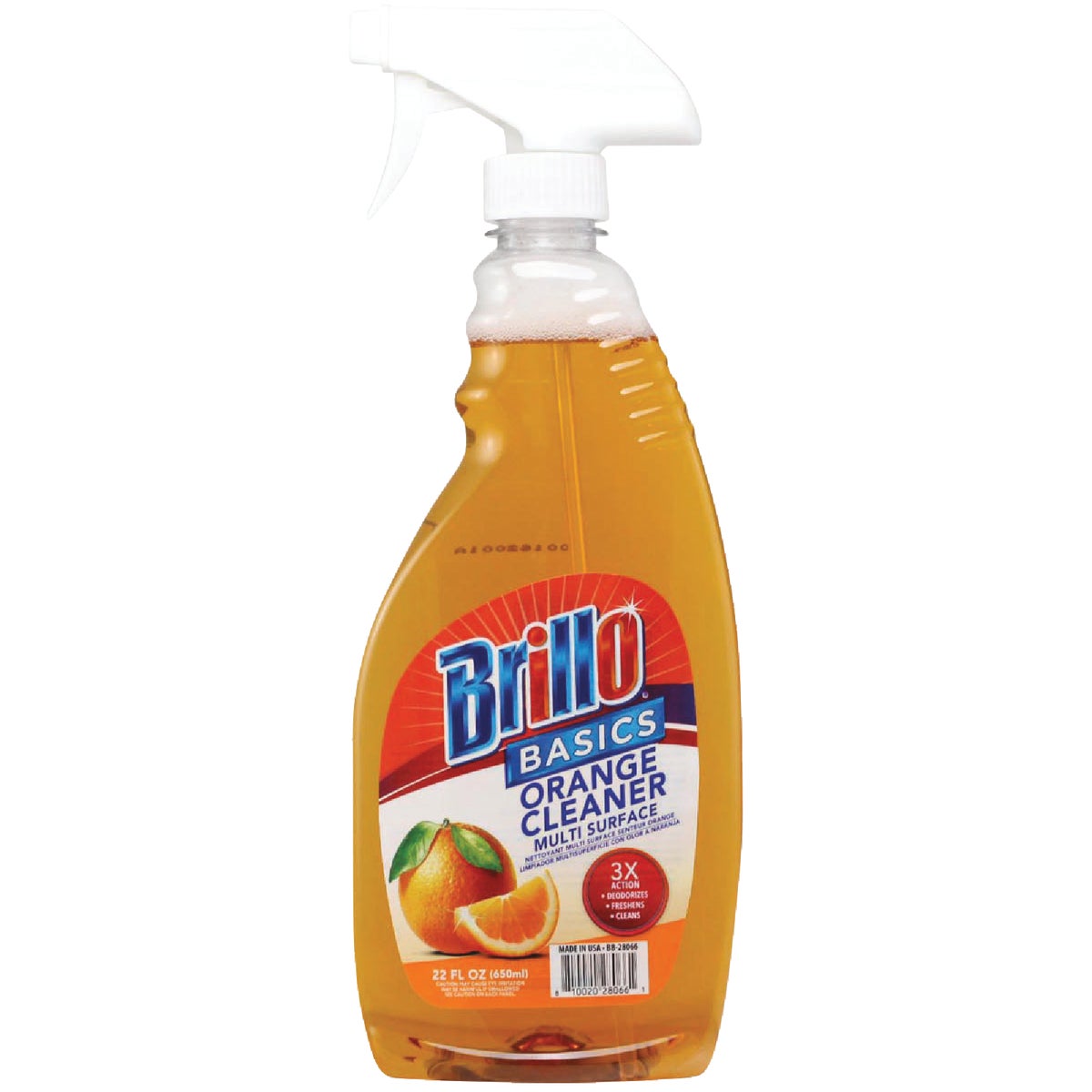 Brillo Basics 22 Oz. Trigger Spray Orange Household All-Purpose Cleaner