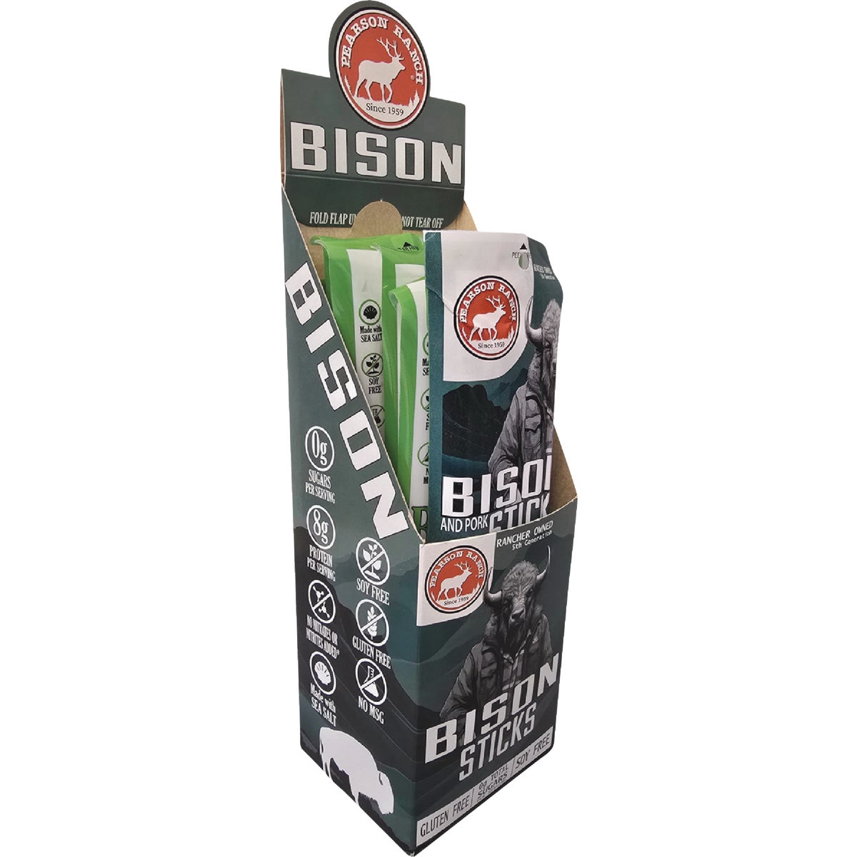 Pearson Ranch Jerky 3 Oz. Bison Snack Stick
