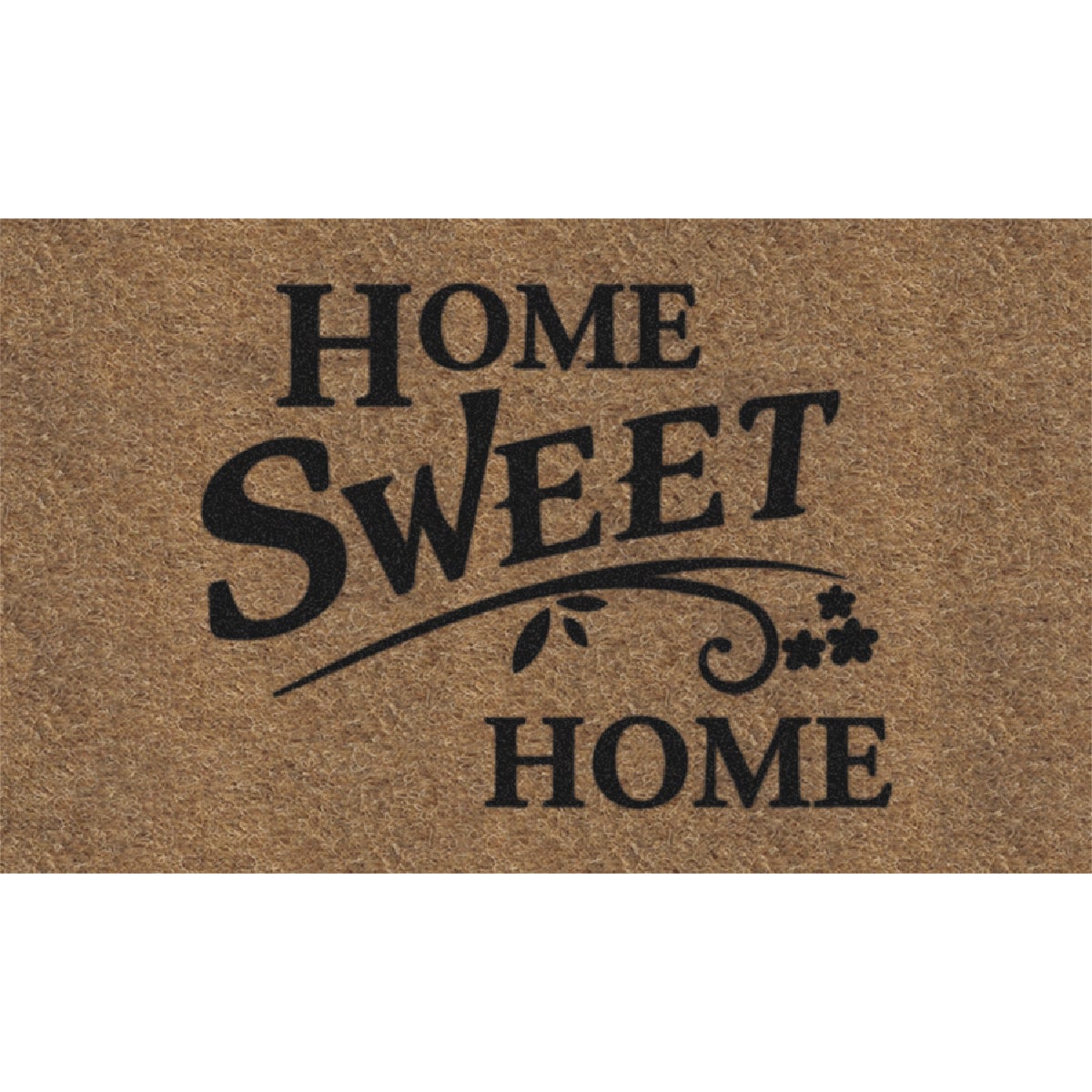 Americo Home 18 In. x 30 In. Home Sweet Home Koko Faux Coir Entrance Mat