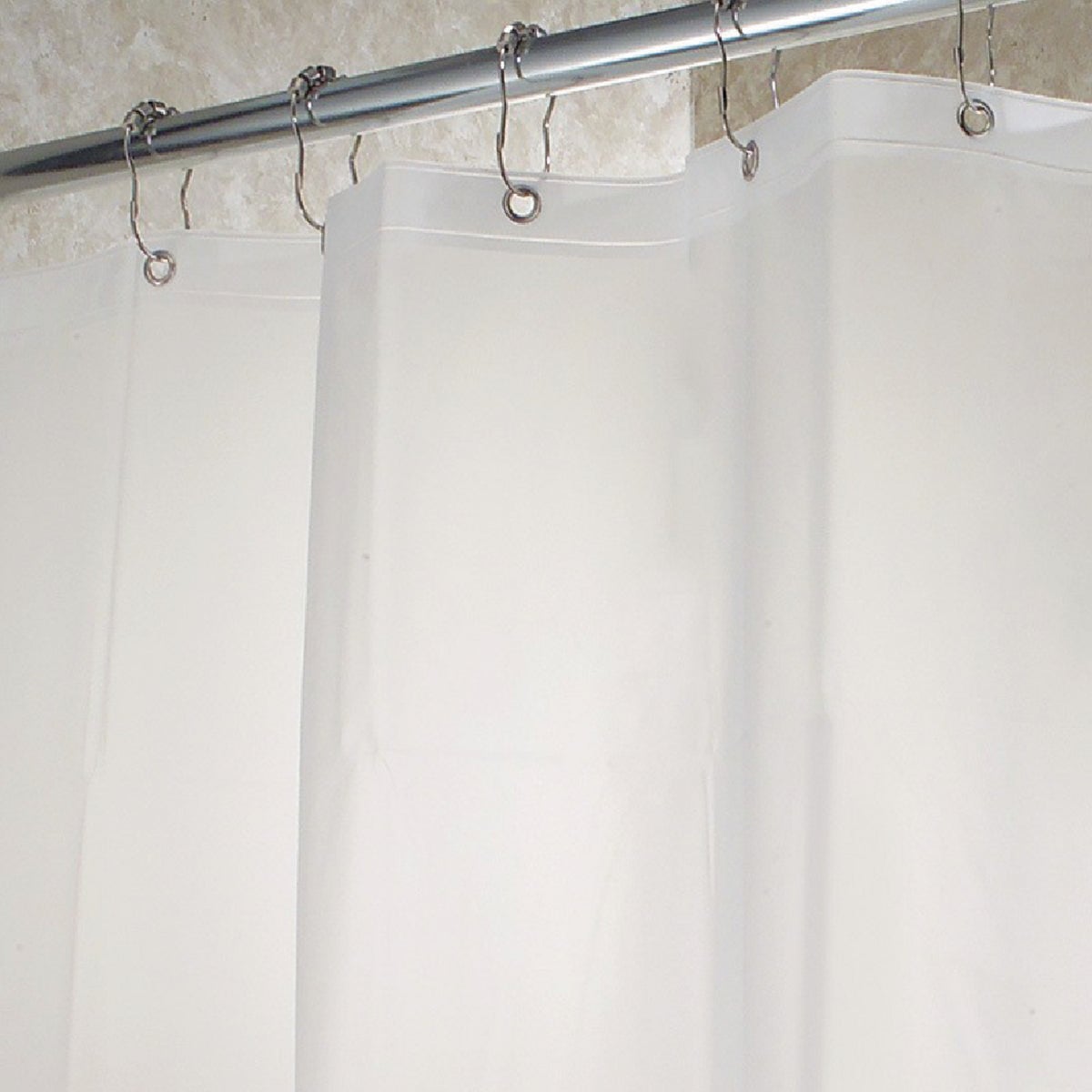 iDesign Gia Vinyl Shower Curtain Liner