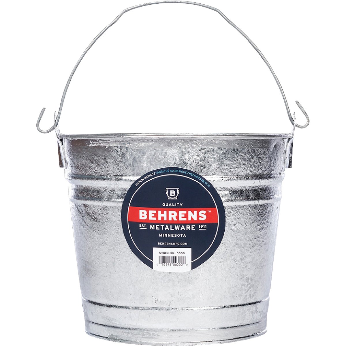 Behrens Hot-Dipped Steel Pail