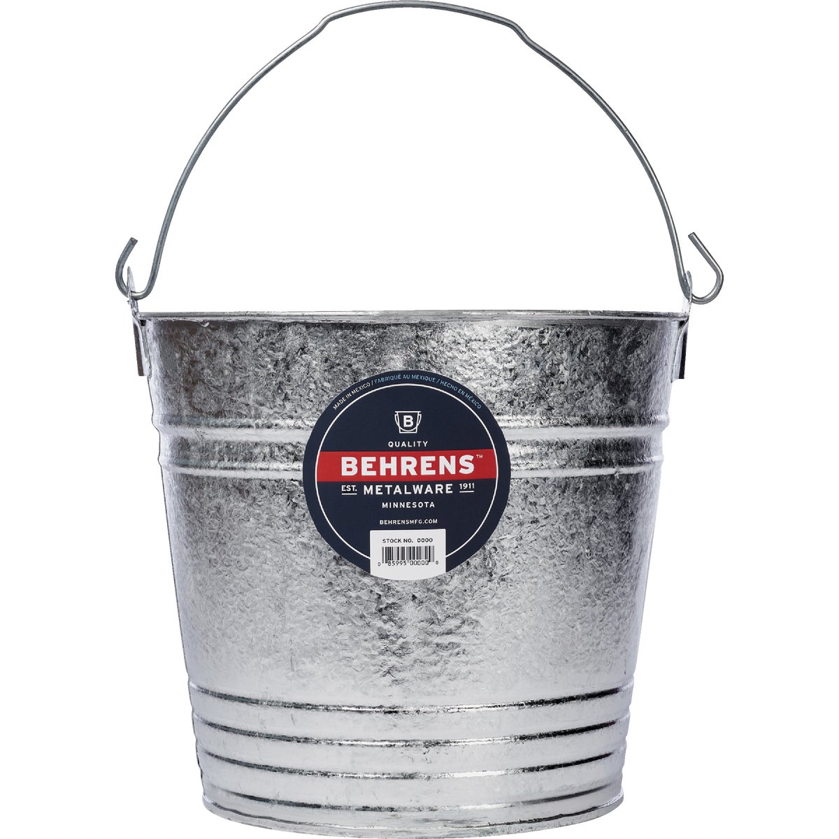 Behrens Hot-Dipped Steel Pail