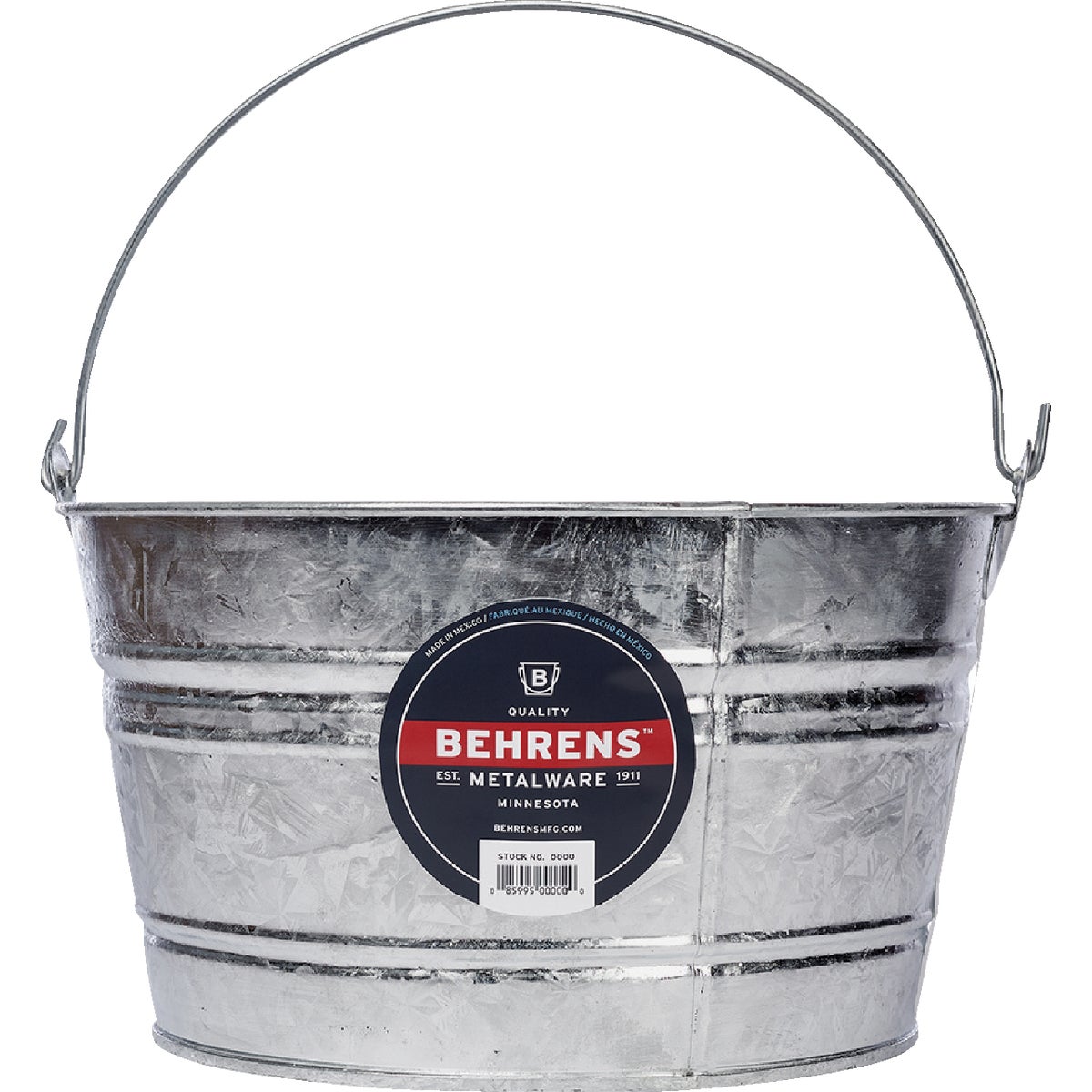 Behrens Hot-Dipped Steel Pail