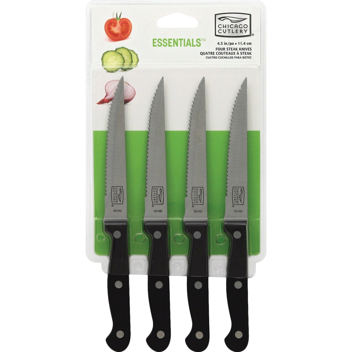 Chicago Cutlery Essentials Steak Knife Set (4-Piece)