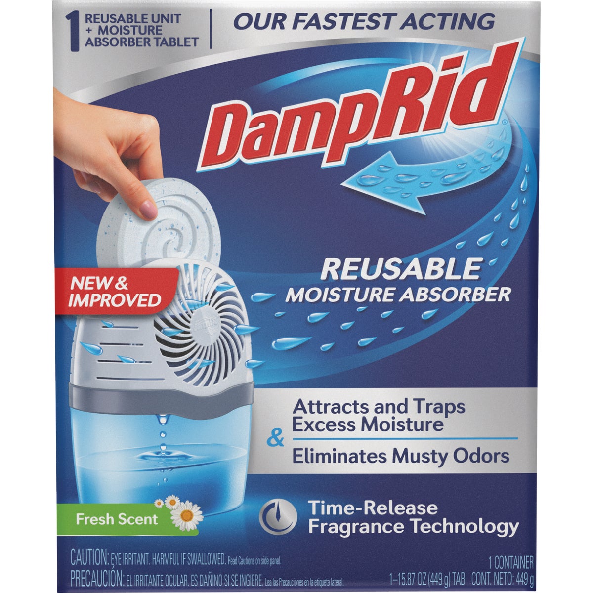 DampRid 15.8 Oz. Fresh Scent Spill Resistant Refillable Moisture Absorber