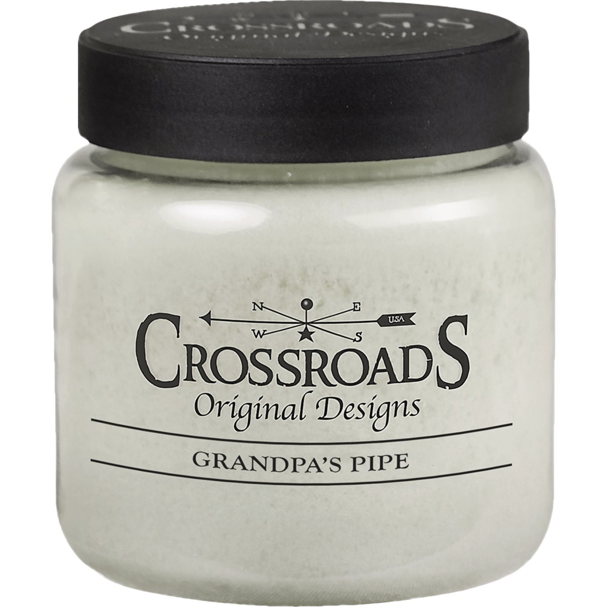 Crossroads Original Designs 16 Oz. Jar Candle, Grandpa's Pipe