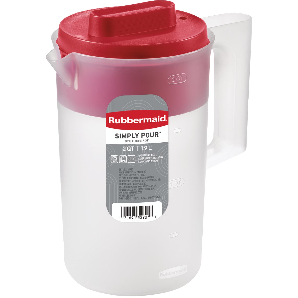 Rubbermaid Simply Pour Pitcher