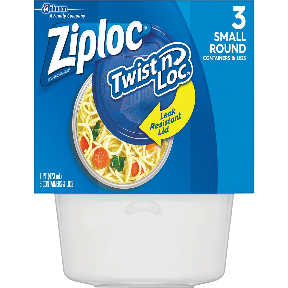 Ziploc Twist ‘n Loc Round Food Storage Container