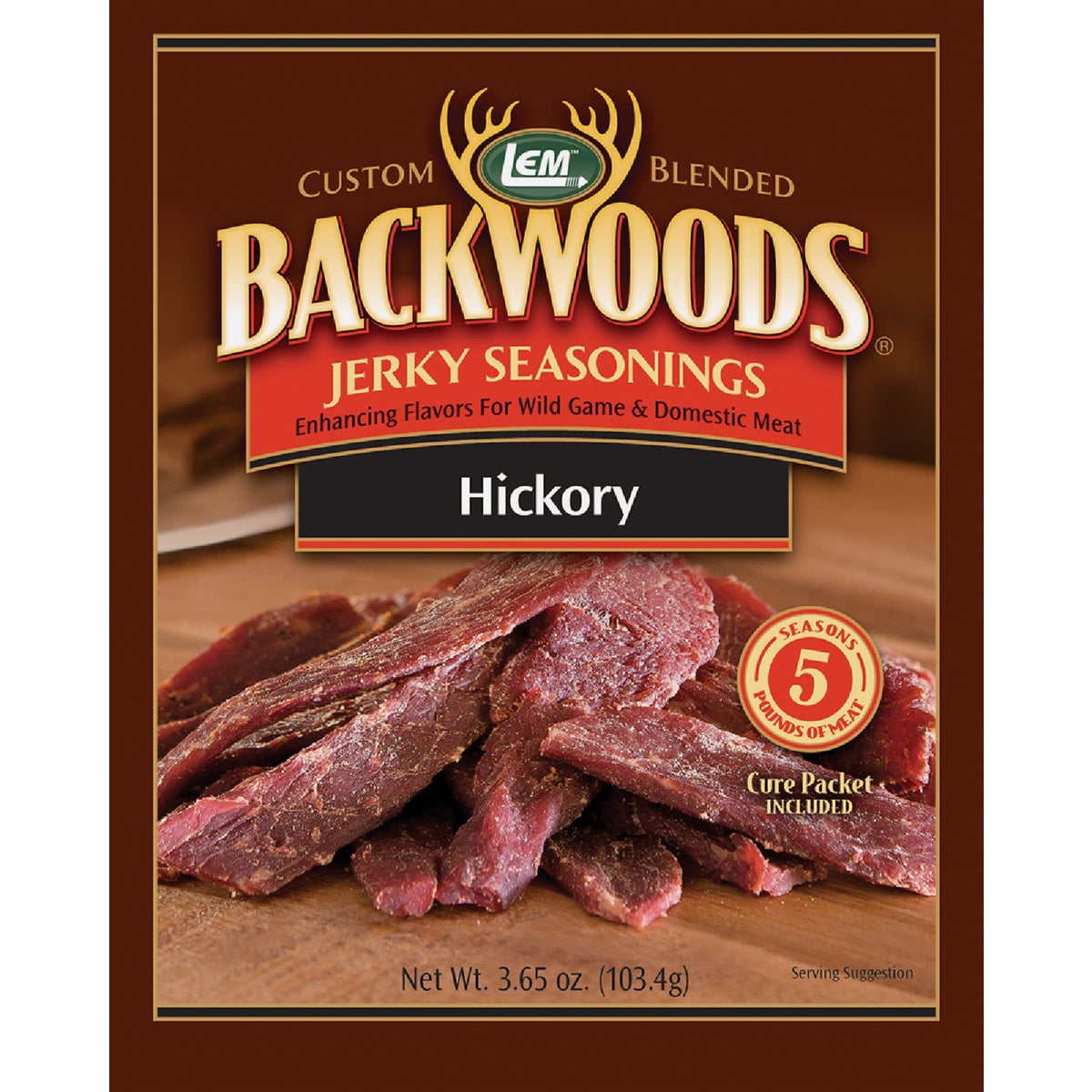 LEM Backwoods 3.65 Oz. Hickory Jerky Seasoning