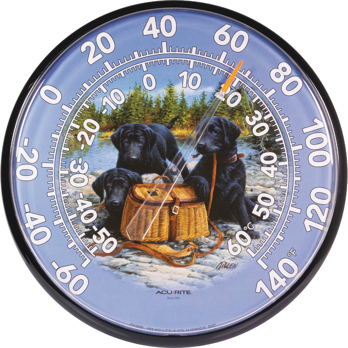 Acu-Rite Puppies Outdoor Wall Thermometer