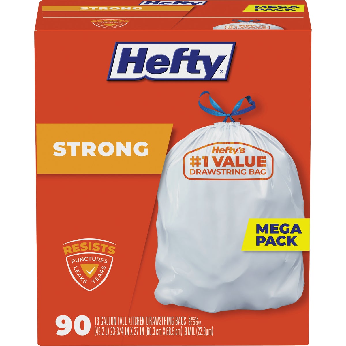 Hefty Strong Tall Kitchen Trash Bag