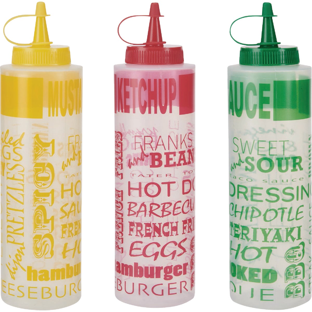 Farberware Barbeque/Condiment Squeeze Bottles (3-Count)