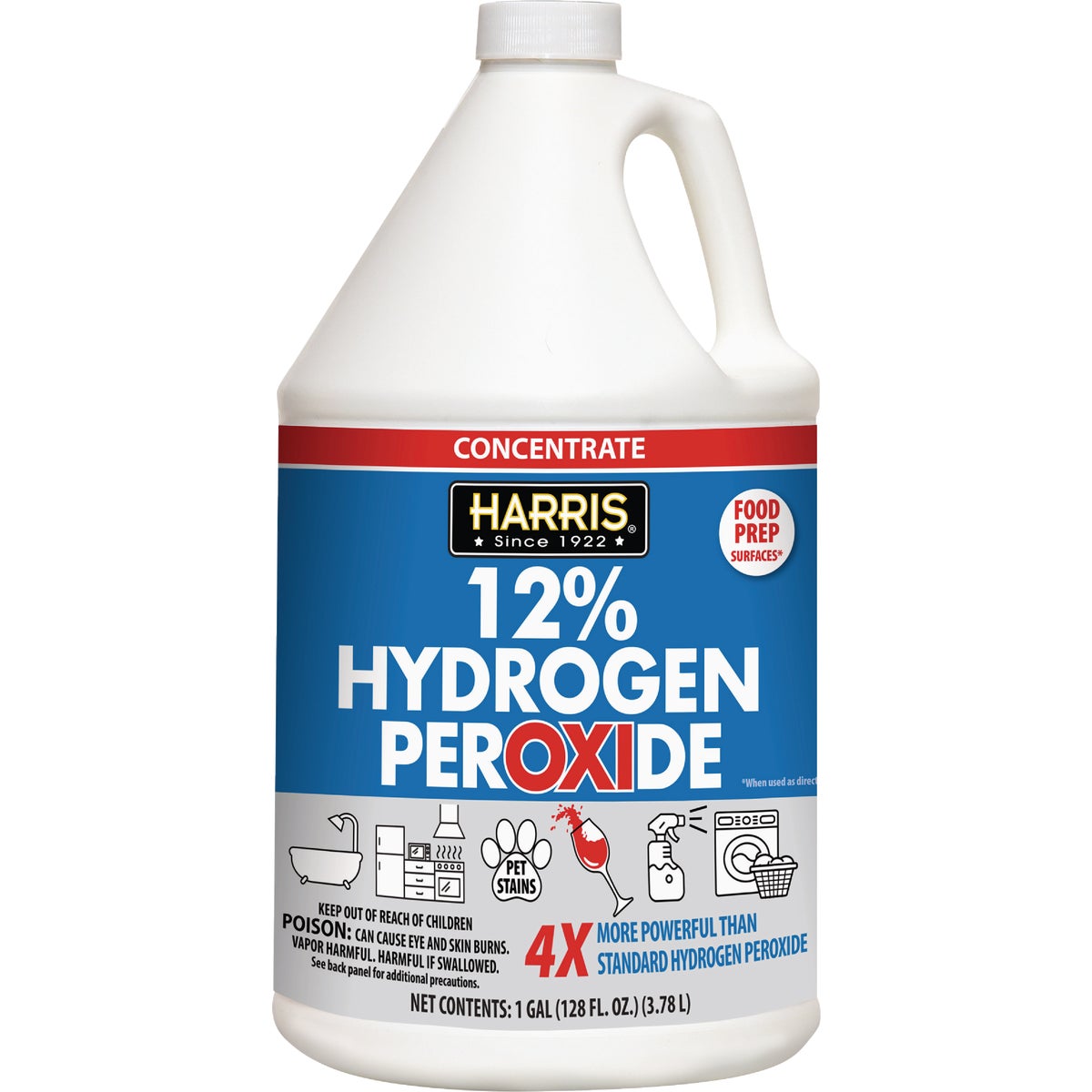 Harris 1 Gal. 12% Hydrogen Peroxide Concentrate