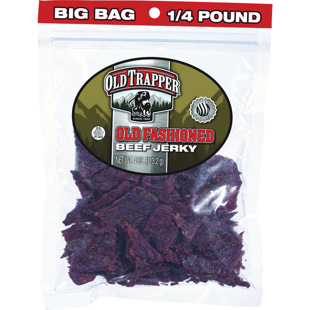 Old Trapper 4 Oz. Old Fashioned Beef Jerky