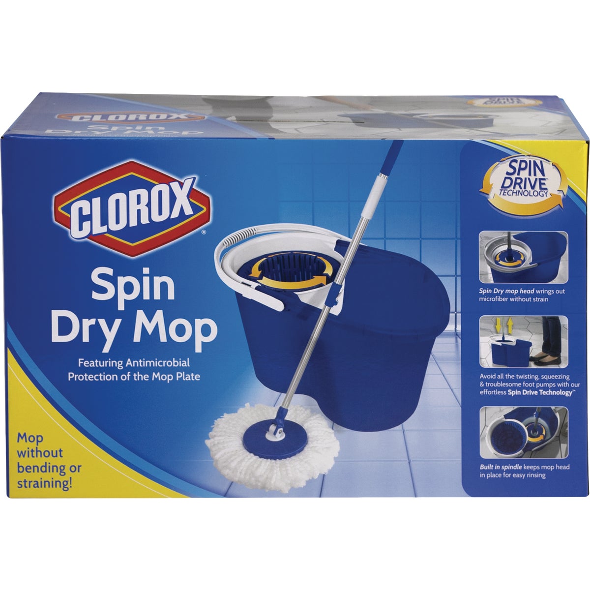 Clorox Deluxe Spin Mop & Bucket