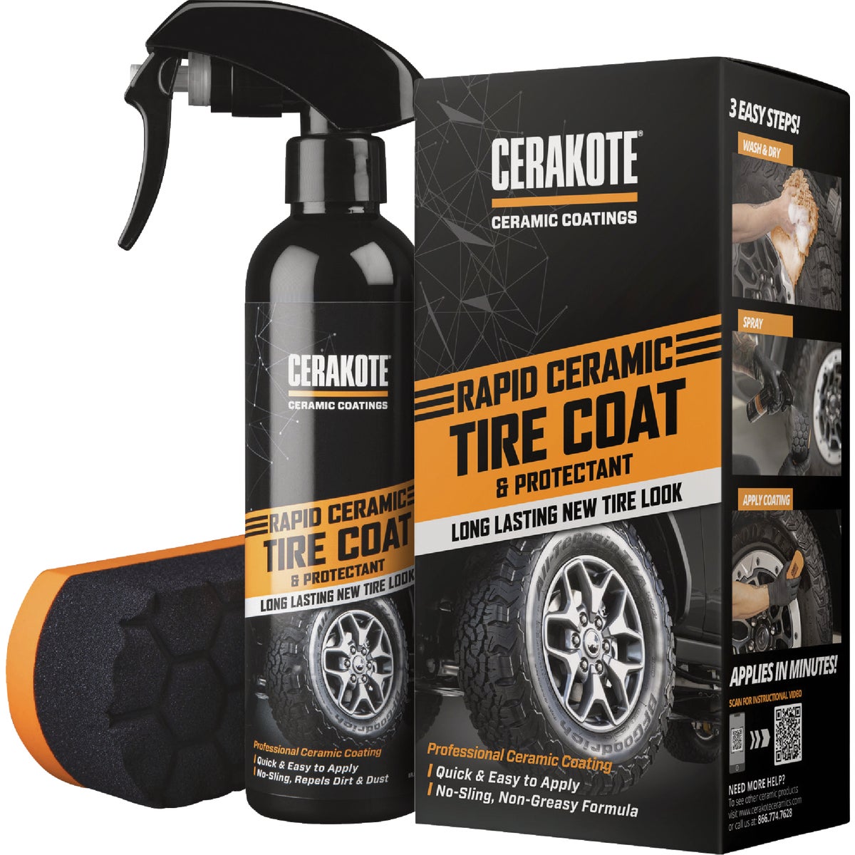 Cerakote Rapid Ceramic Tire Coat & Protectant