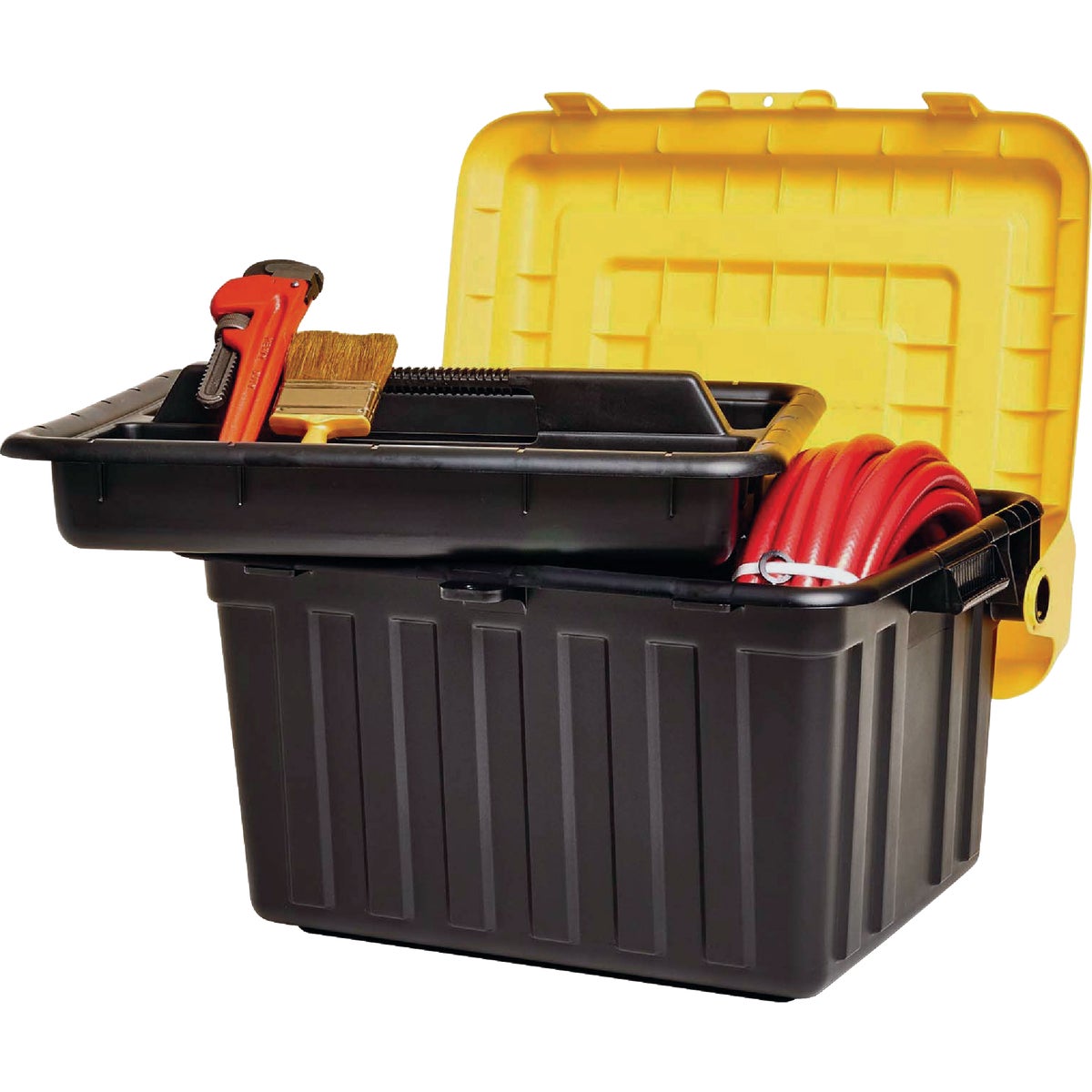 Durabilt Black & Yellow Tote Locker with Tray 