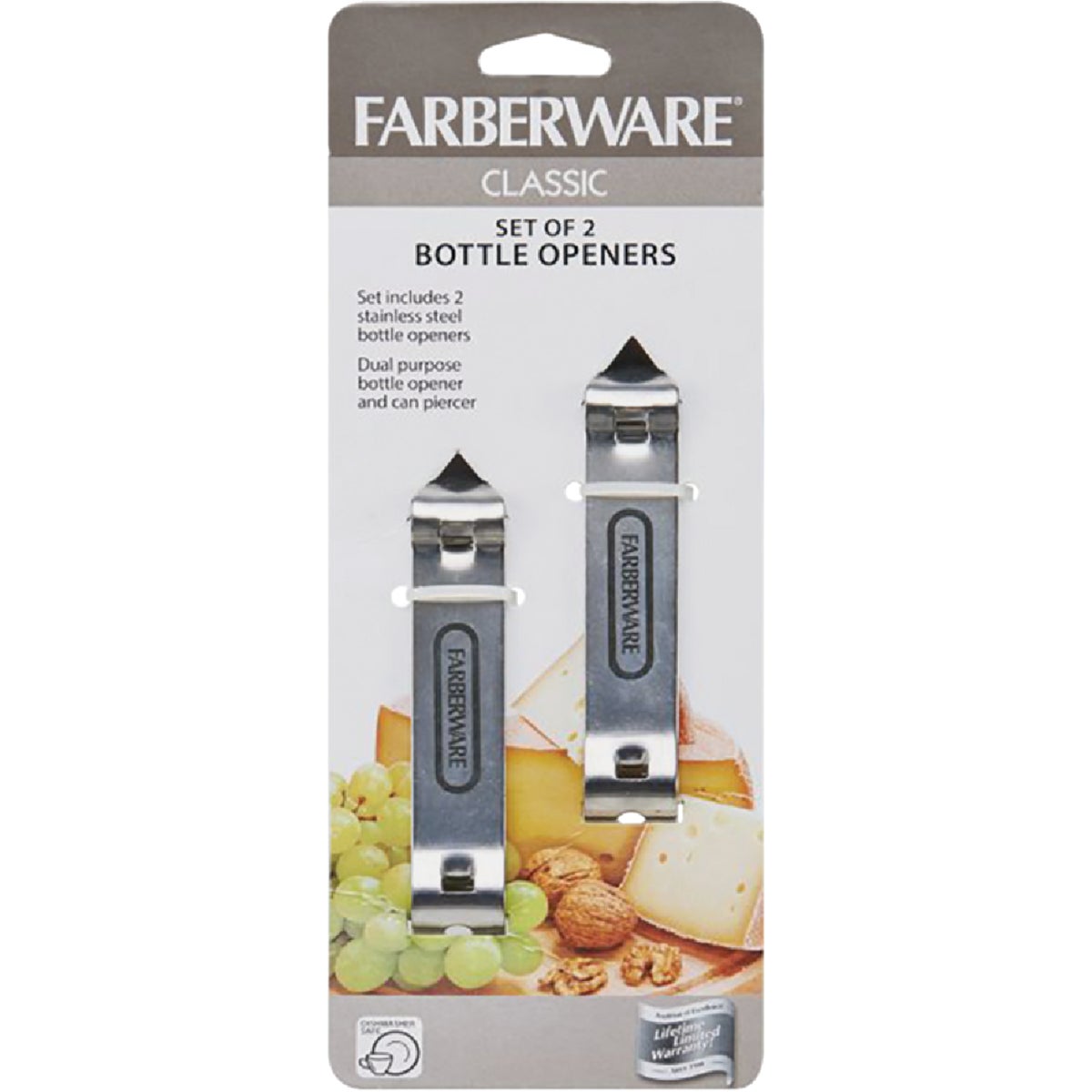 Farberware Stainless Steel Bottle Openers (2 Count)