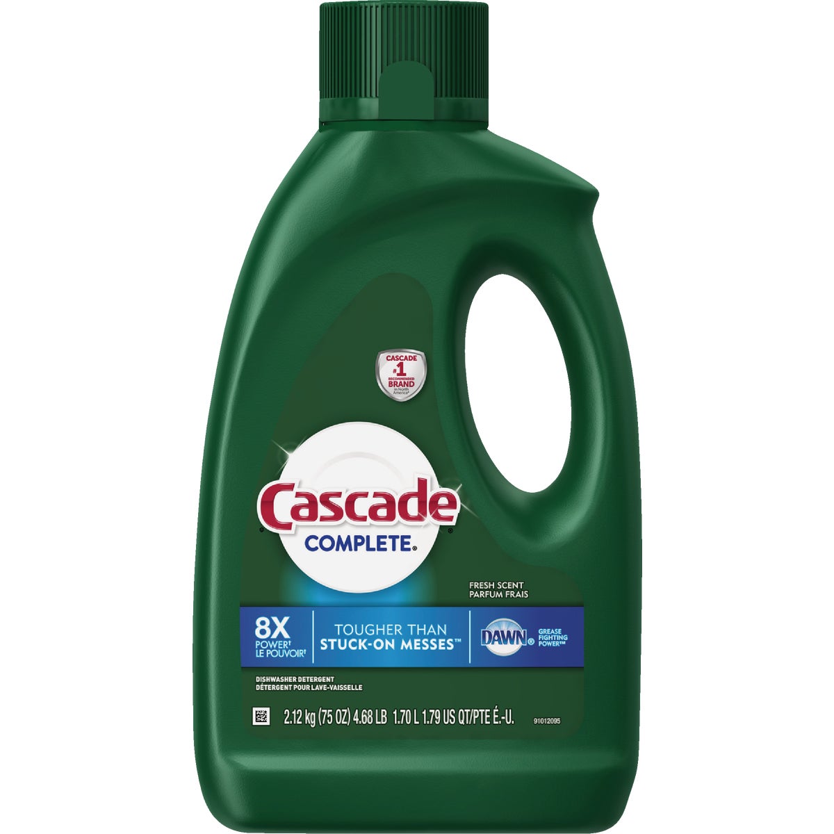 Cascade Complete 75 Oz. Fresh Scent Gel Dishwasher Detergent