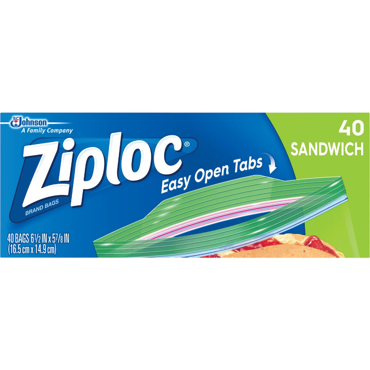 Ziploc Sandwich Food Storage Bag