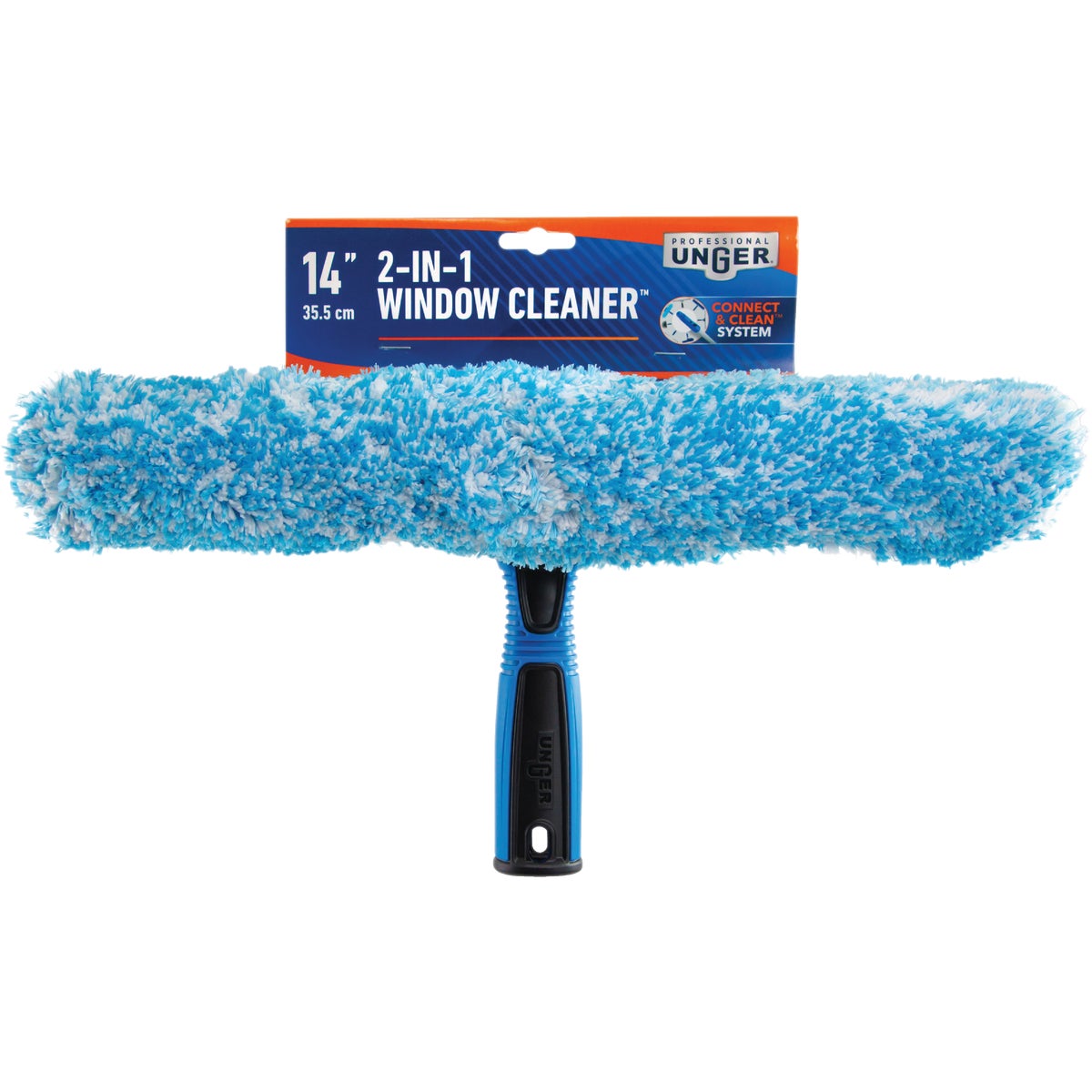 Unger Professional 14 In. Microfiber Window Squeegee Combo