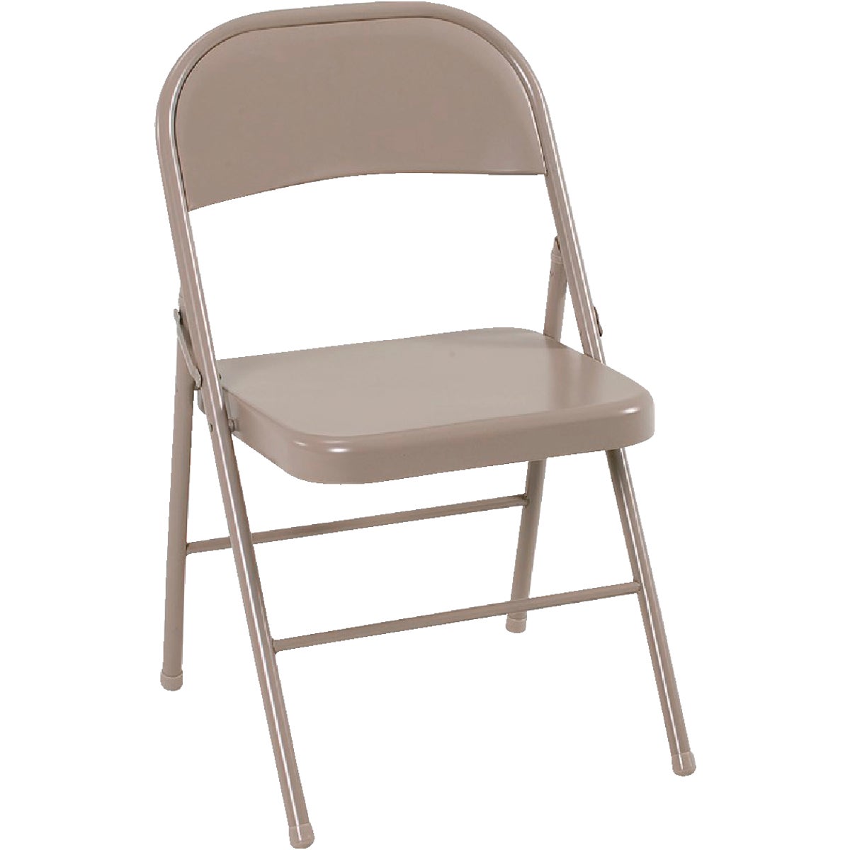 COSCO Tan All Steel Folding Chair (4-Count)