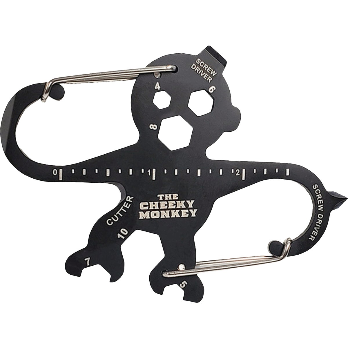Lucky Jack The Cheeky Monkey Dual Carabiner Multi-Tool