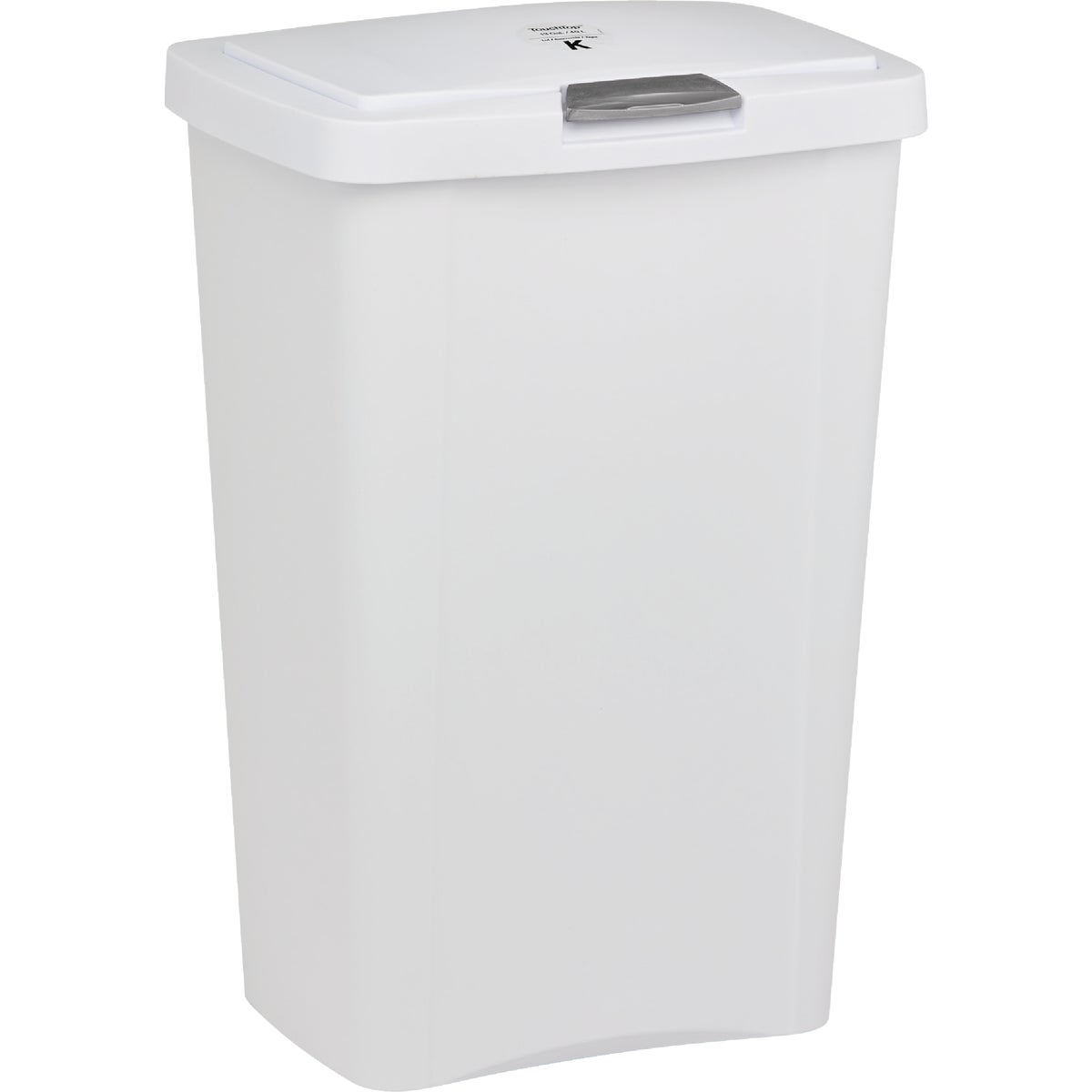 Sterilite 13 Gal./49 L White TouchTop Wastebasket