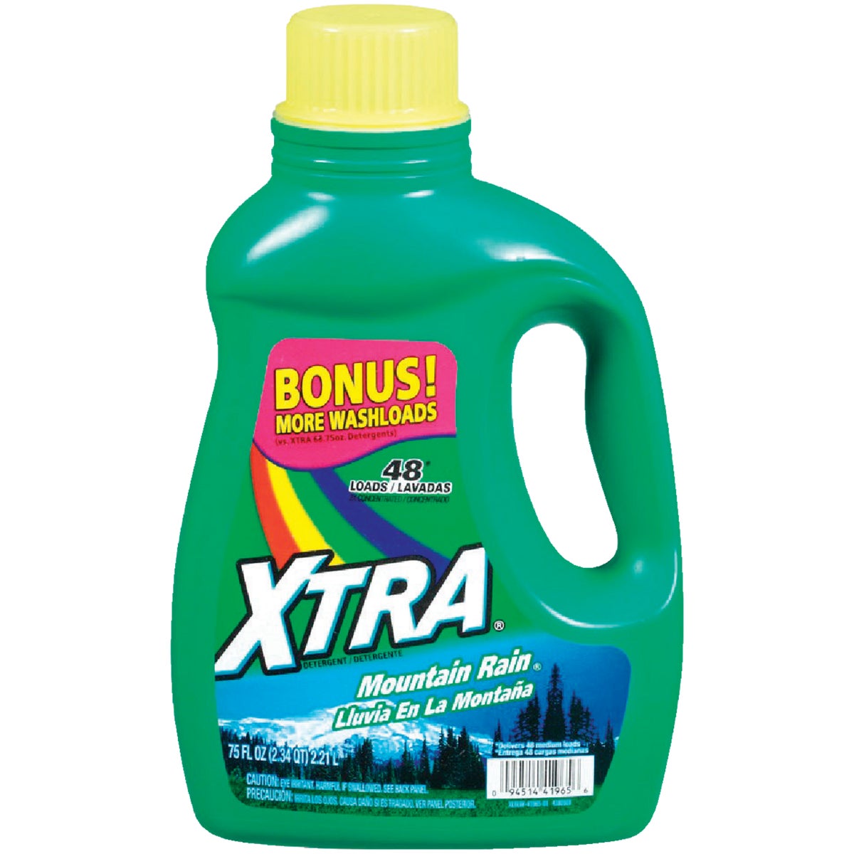 XTRA 75 Oz. Mountain Rain Liquid Laundry Detergent