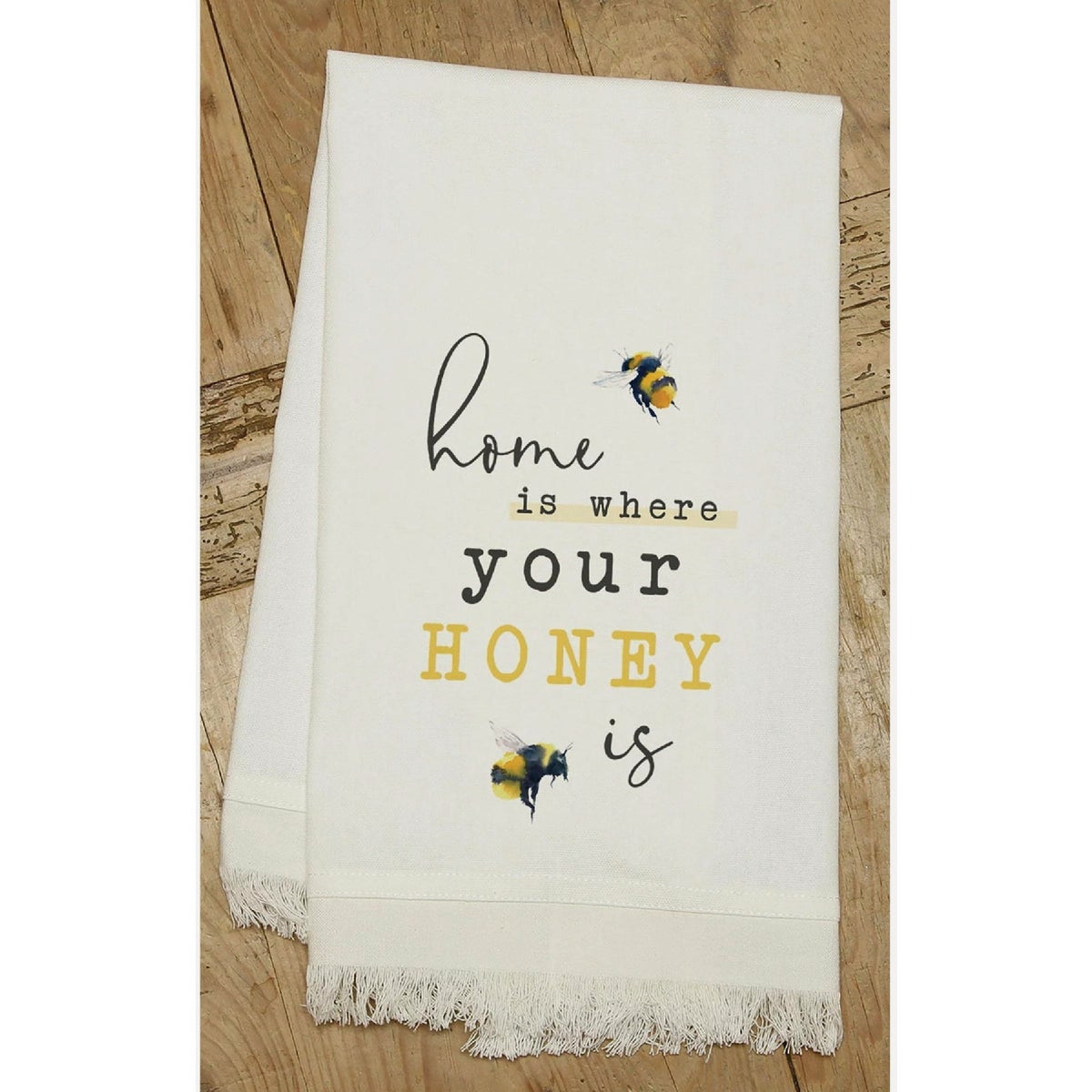 Second Nature Home Is Where Your Honey Is Kitchen Towel