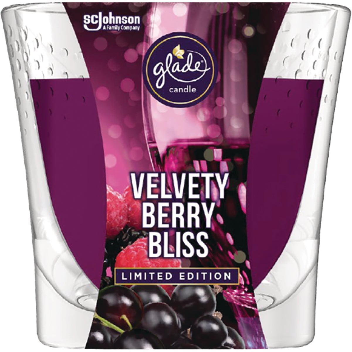 Glade 3.4 Oz. Velvety Berry Bliss Candle