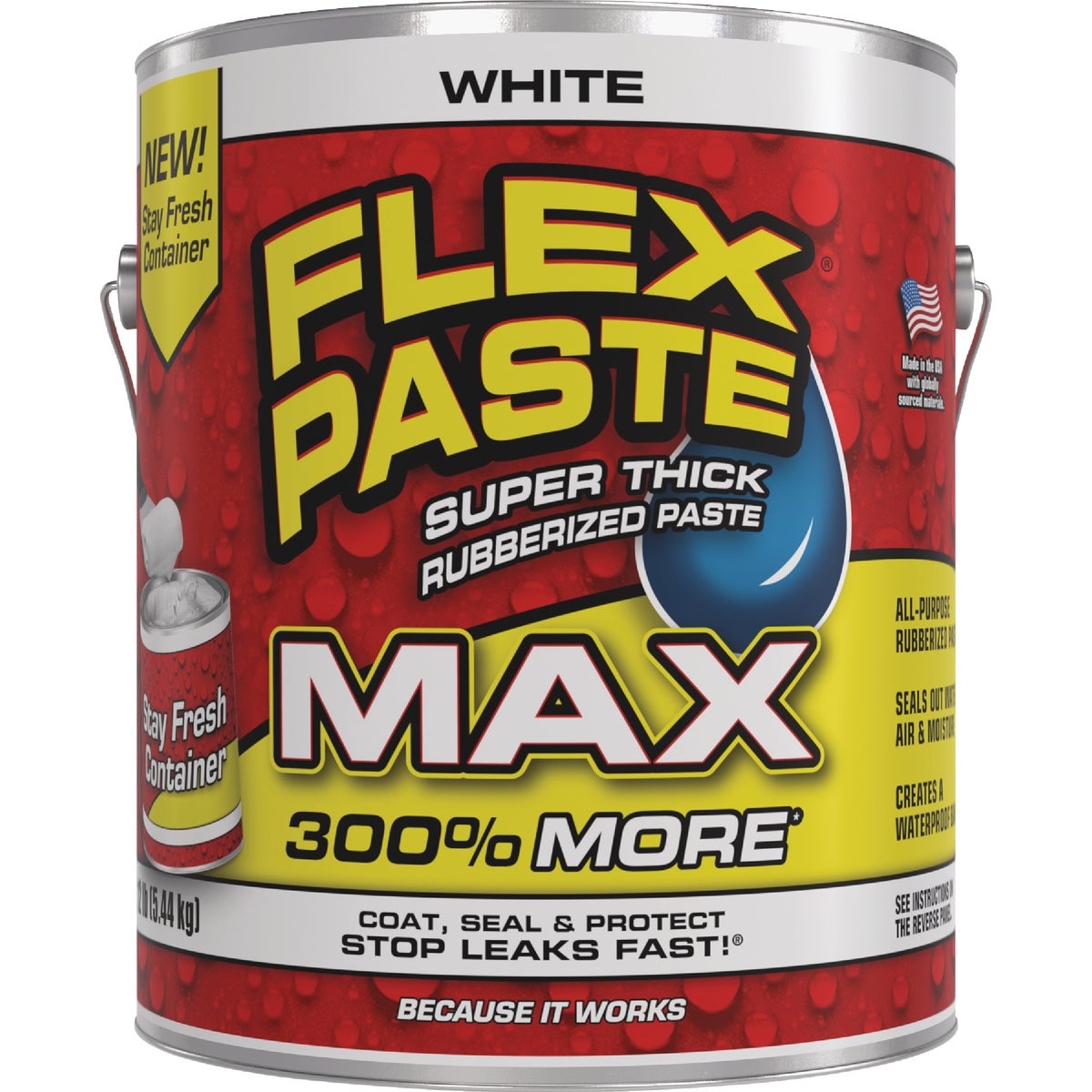 12LB WHITE FLEX PASTE