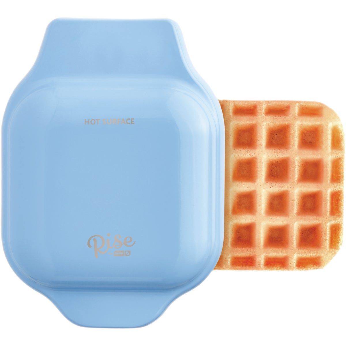 Rise by Dash 4 In. Light Blue Mini Waffle Maker