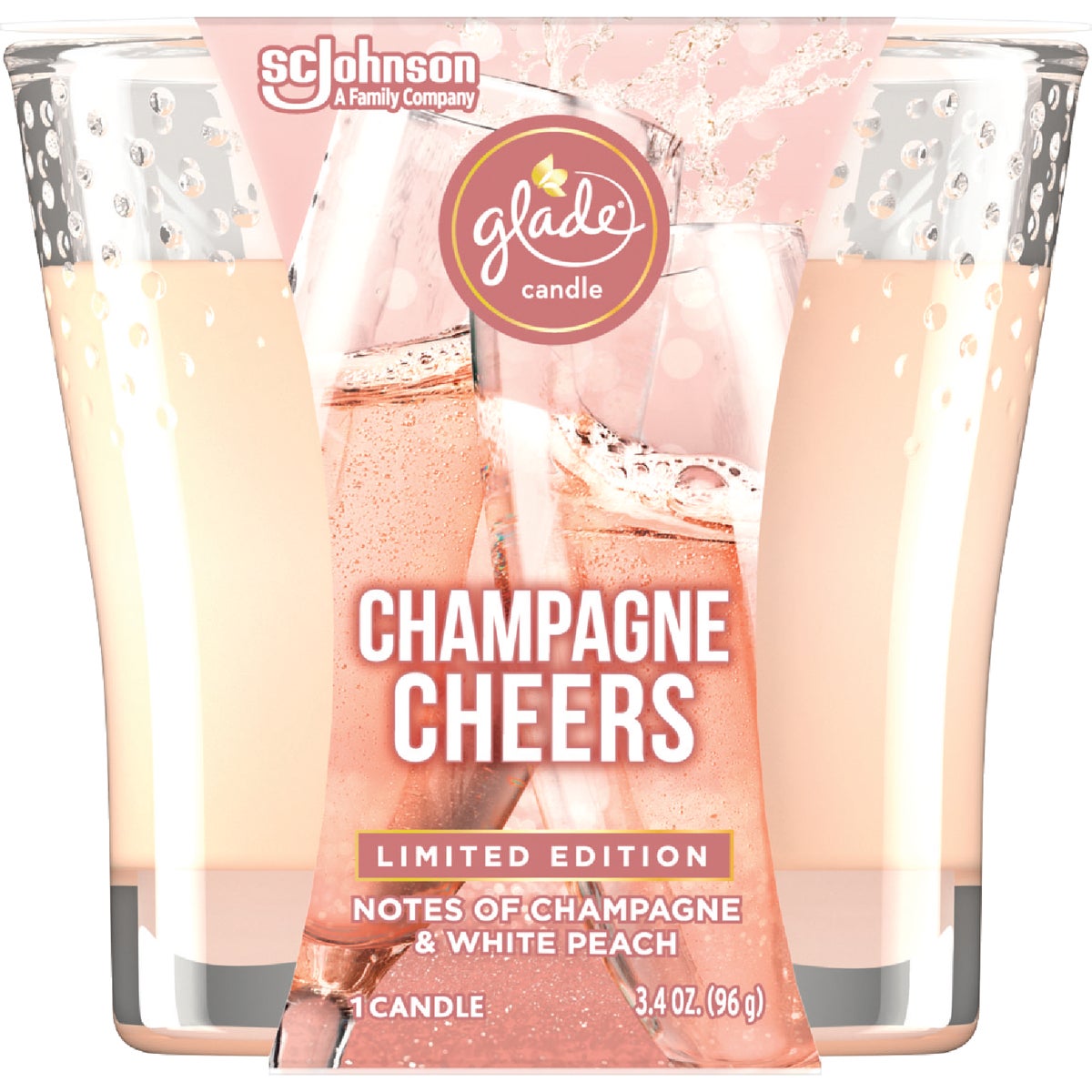 Glade 3.4 Oz. Champagne Cheers Candle