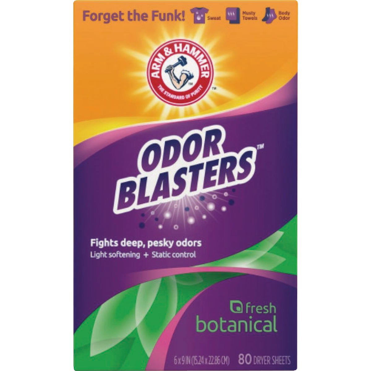 Arm & Hammer Odor Blasters Botanical Dryer Sheets (80-Count)