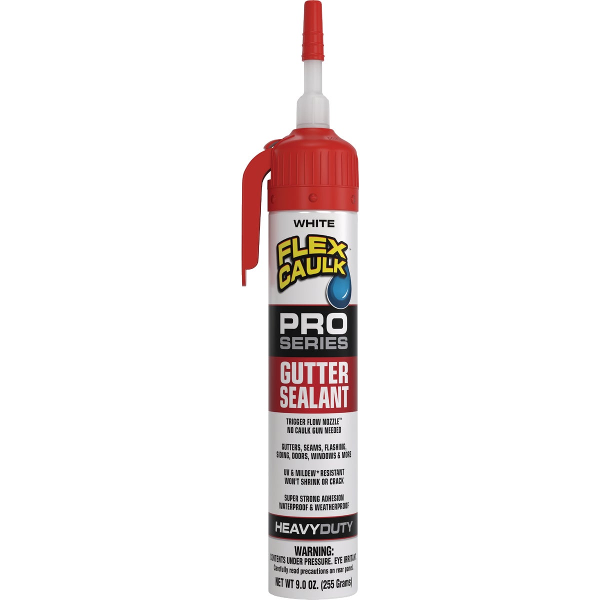 Flex Seal Flex Caulk 9 Oz. Pro Series Gutter Sealant, White
