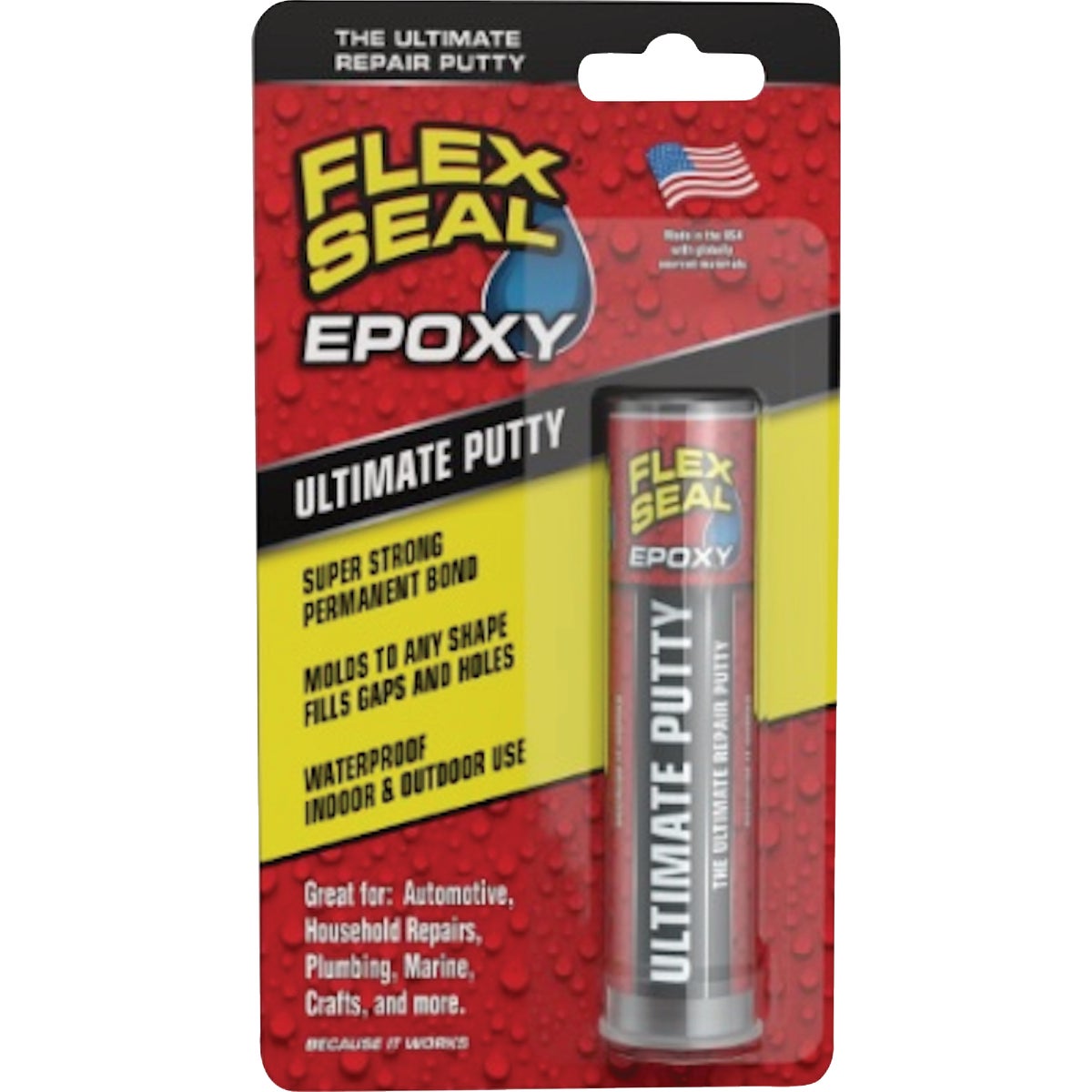 Flex Seal Epoxy 2 Oz. Ultimate Putty, Dark Gray
