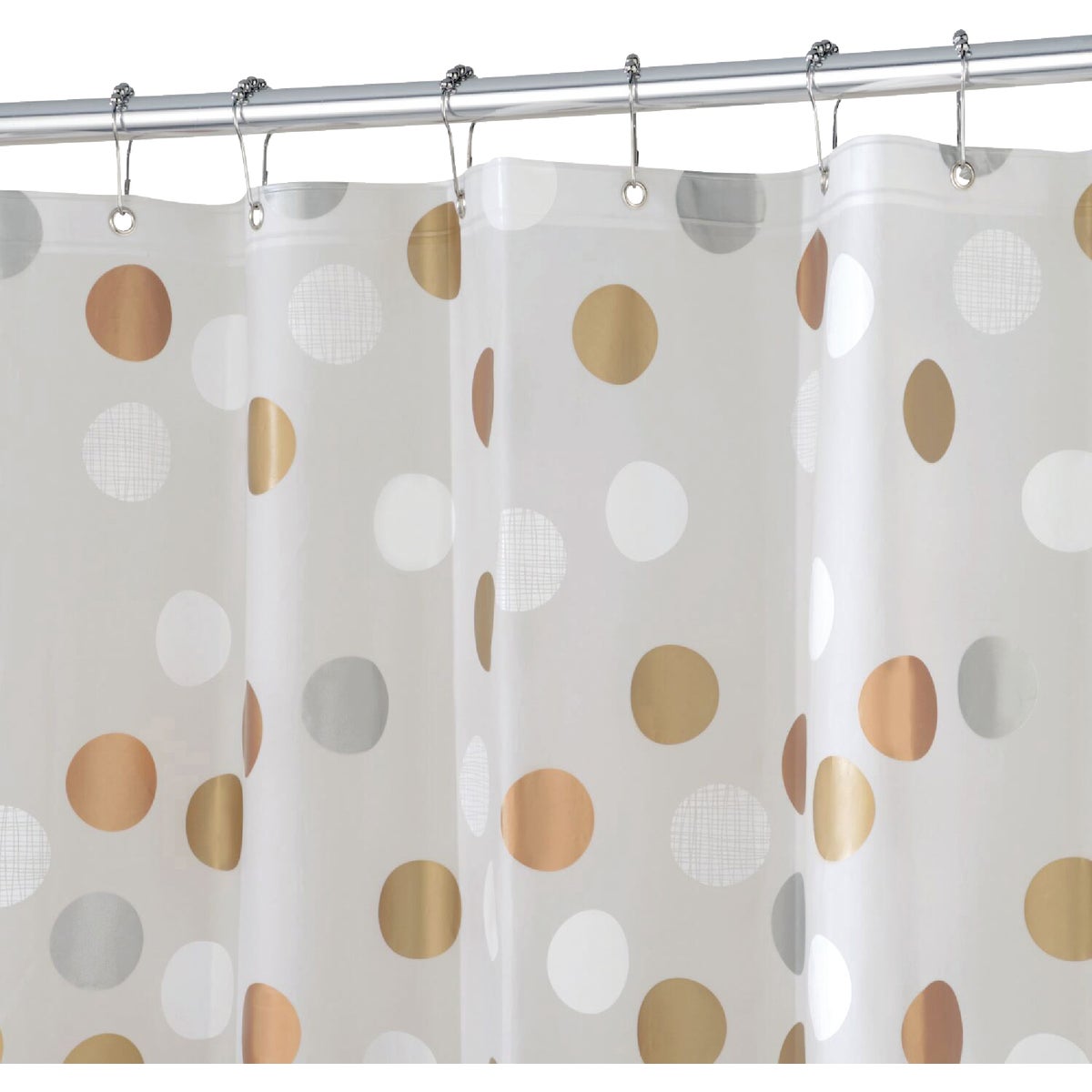 iDesign PEVA Shower Curtain