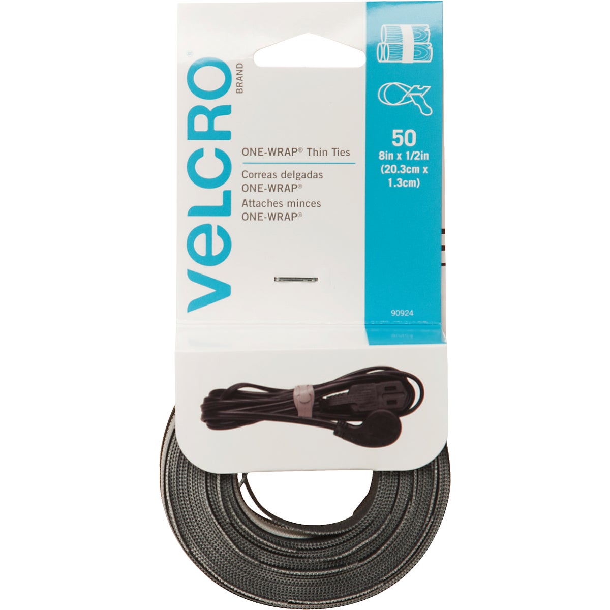 VELCRO Brand One-Wrap Hook & Loop Tie