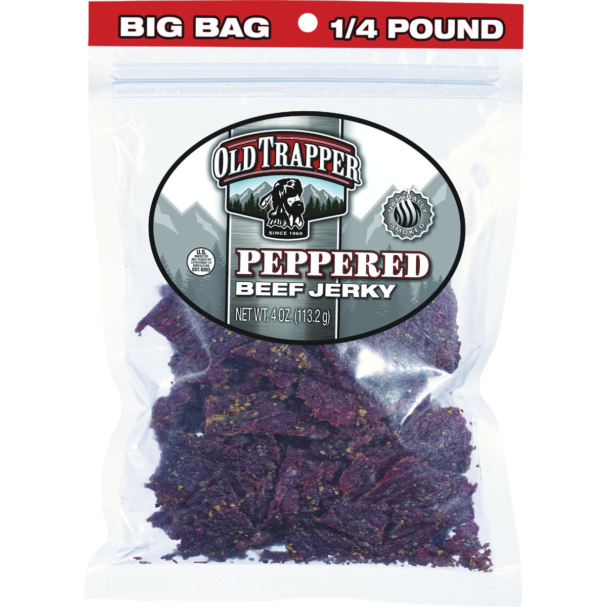 Old Trapper 4 Oz. Peppered Beef Jerky