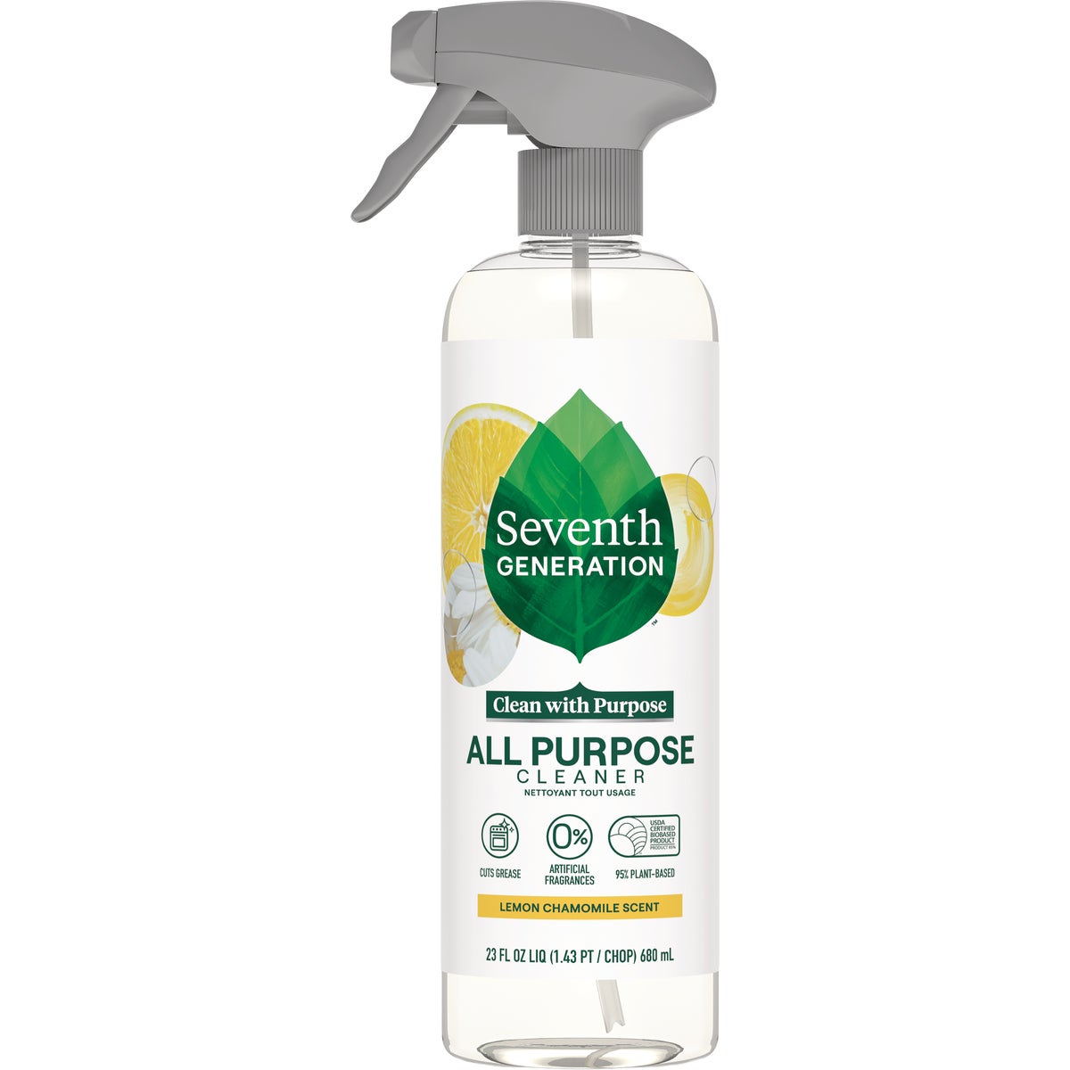 Seventh Generation 23 Oz. Lemon Chamomile Citrus Multi-Surface All Purpose Cleaning Spray