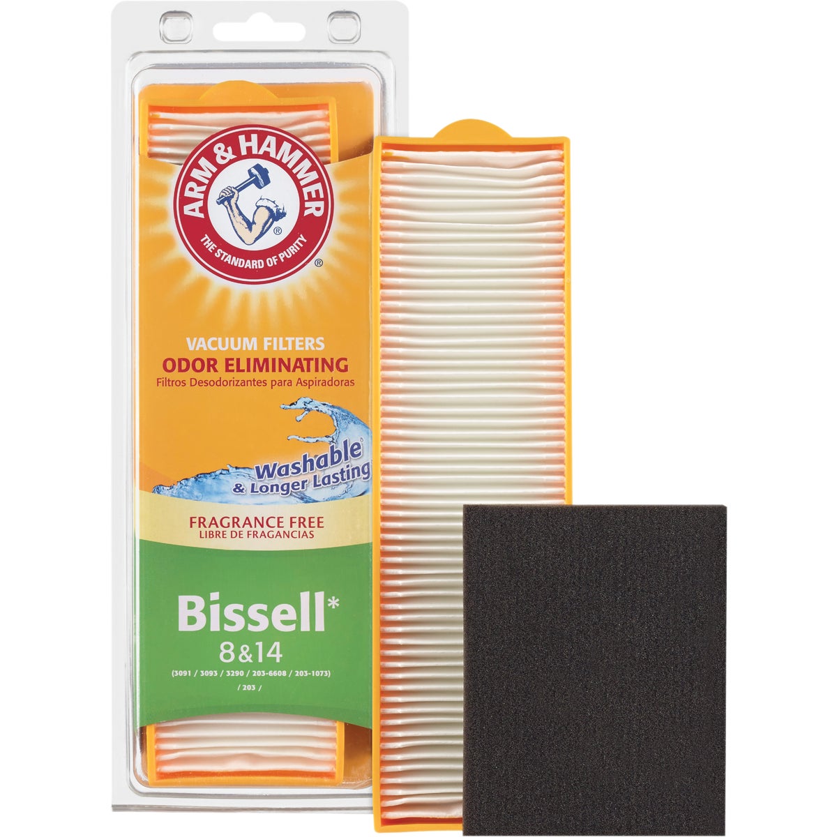 Arm & Hammer Bissell Style 8/14 HEPA Lift-Off, Momentum, Pet Hair Eraser Vacuum Filter