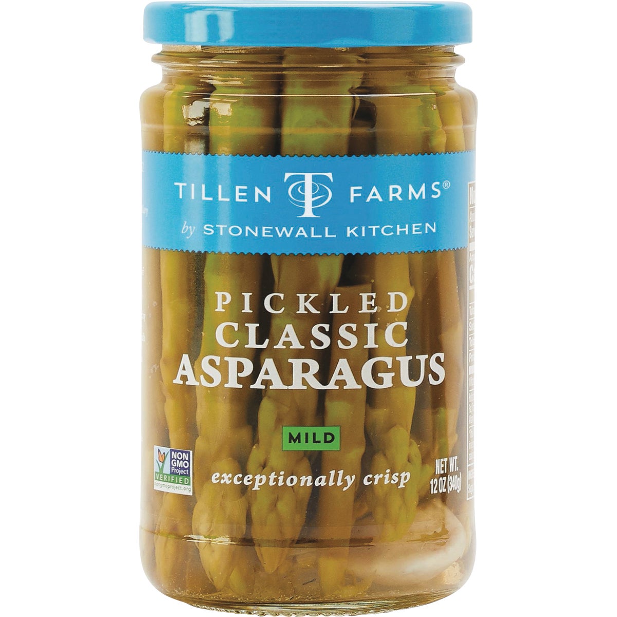 Tillen Farms 12 Oz. Pickled Classic Asparagus - Mild