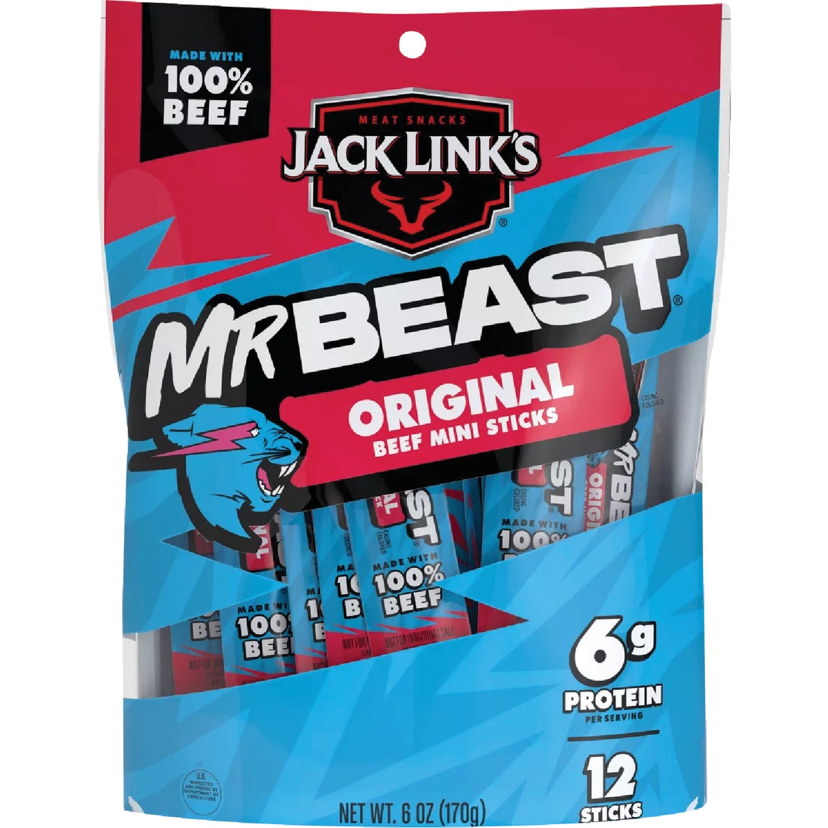 Jack Link's 6 Oz. Original Beef Sticks (12-Pack)