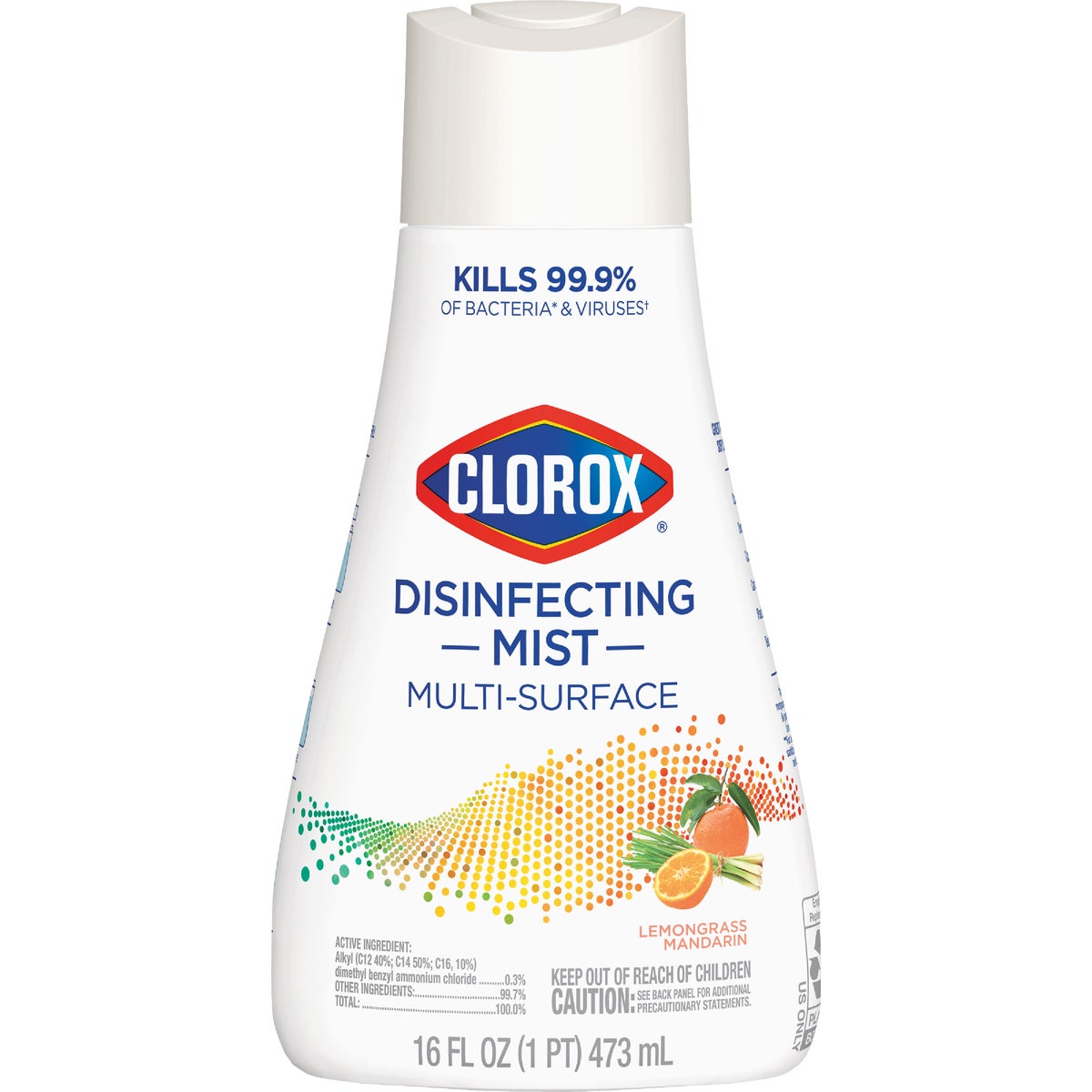 Clorox 16 Oz. Lemongrass Mandarin Disinfecting Cleaner Mist Refill