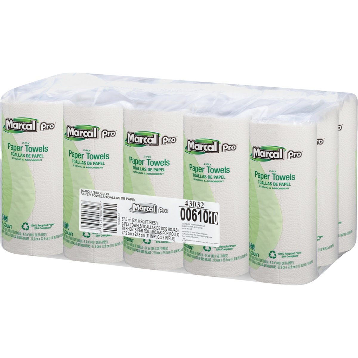 Marcal Pro Recycled Paper Towel