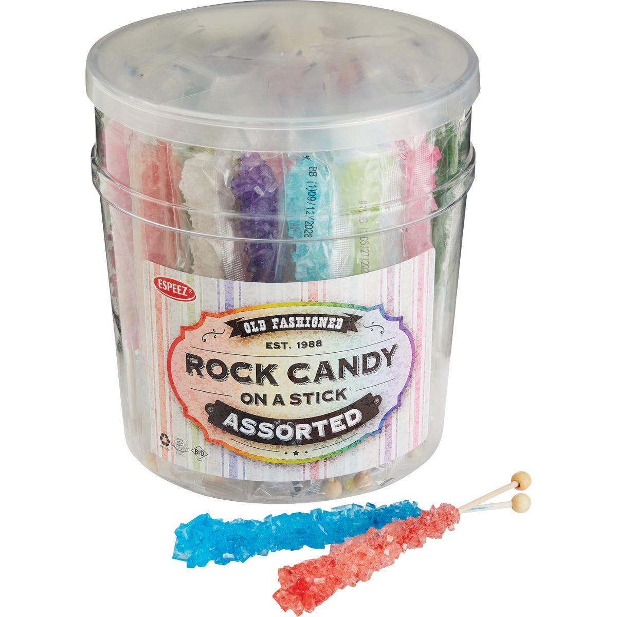 Espeez Assorted Flavor Rock Candy on a Stick