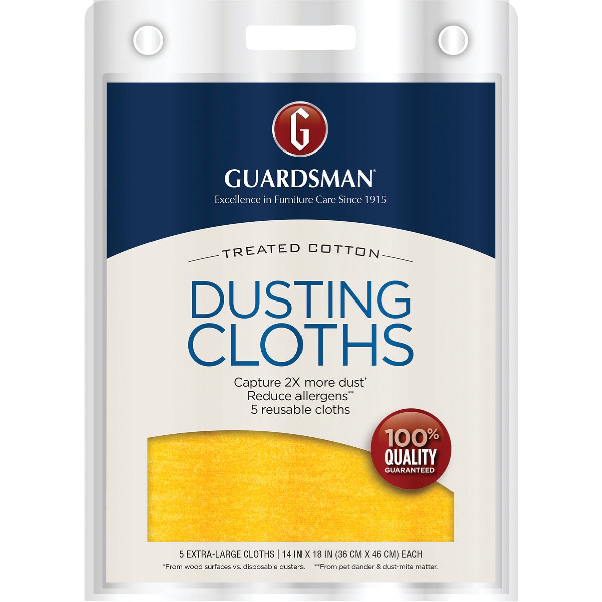 Guardsman Dusting And Cleaning Cloth (5 Count)
