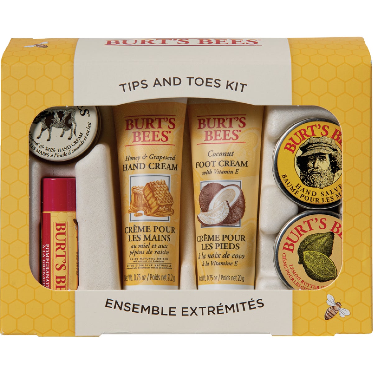 Burt's Bees Tips & Toes Kit (6-Count)